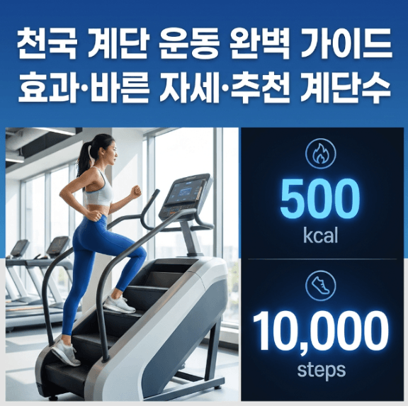 천국 계단 운동 효과와 올바른 사용방법 정리