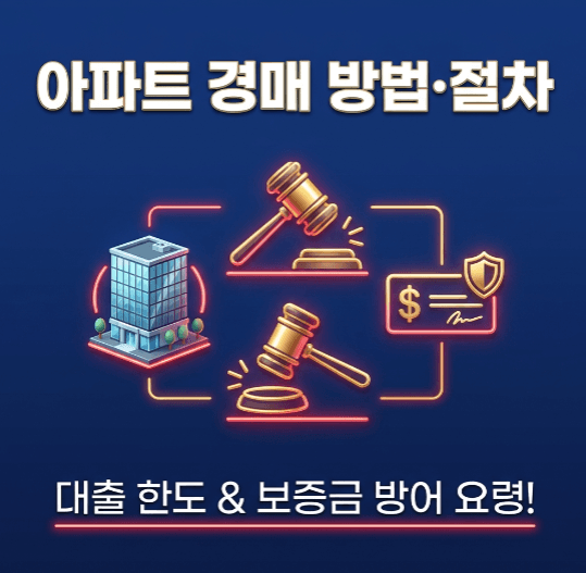 아파트 경매 방법 절차 대출 한도 모르면 보증금 다 날립니다